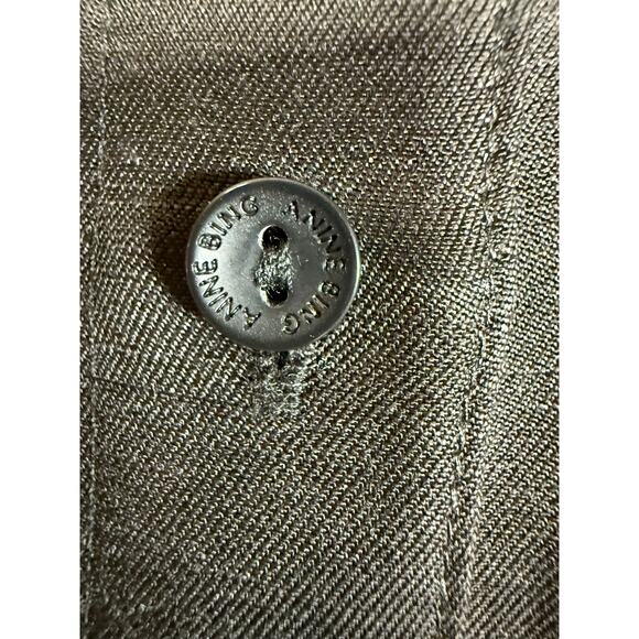 NWT Anine Bing Bruni Shirt XS $225 - Picture 7 of 11